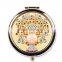 Wholesale Double-sided Pocket Mirror/silver Plated Mirror/makeup Mirror Decoration With Post Drill for Decoration