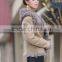 China Double Face Lamb Fur Sheep Fur Skin For Lapels Coat Jacket With Zipper