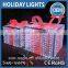 Xmas Motif Light Led 3d Motif Christmas Present Gift Box Light