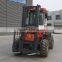 China top brand high quality rough terrain forklift truck SZM C3500 with terrain tyres