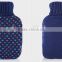 Multifunctional PVC hot water bottle knitted cover 1800ml anti-scald Christmas gift
