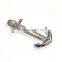 Anchor shape metal brass tie clip for garment