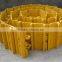 Bulldozer track shoe assembly with Yellow&Black
