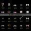 2016 the most popular design sliver glod nail jewelry, alloy nail art decoration, metal nail art