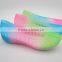 new styles gradient color woman's inject eva sandals