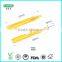 hand push interdental cleaning brush with button