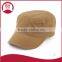 high quality classical yellow blank army cap