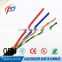 China supplier 23 awg 4 pairs copper / cca / ccs cat 6 outdoor cable