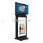 55inch Dual screen stand alone digital signage for Subway