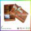 Good quality customized elegant chocolate box for wedding invitation