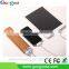 2016 ultra thin li-polymer wooden power bank for smartphone