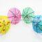 Wholesale Latest Boutique Small Umbrella Sign, Technological Fruits Toothpicks, Cake Decoration, Oiled Paper Umbrella