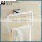 new simple square design zinc alloy chrome bathroom set accessories