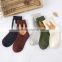 Autumn lady socks cotton comfortable color stripe socks pure cotton socks children