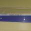 Custom rectangle clear acrylic box with blue lid made in China Guangzhou OEM acrylic factory