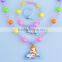 Fashion Kids Dolphin Polymer style Clay Necklace Bracelet Ring Beads Kids Jewelry Set