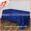 Newest hot sale elegant satin rosette banquet table cloth for wedding wholesale