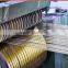 Tinplate with gold lacquering or golden lacquer tinplate sheet