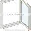Hot Side Hung Aluminum Casement Window Hung Window Hardware Competitve Price