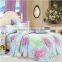 100% SPUN RAYON FABRIC PRINTED AND DYED