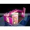 High end retail eye brow threading kiosk in mall