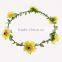 Wholesale 6 floral flowers hairband ,daisy girl/woman flower hairband headband