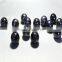 seasame pattern black colour glass marbles