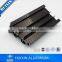 anodized bronze aluminum window and door frame section made in china
