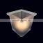 Candle Holder /clear Glass Frosted Wax Storage Empty Jar