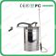 16L stainless steel hand knapsack sprayer for agriculture use