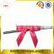 plastic twist tie with ribbon bow for gift bow packing