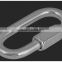 stainless steel oval quick link carabiner oval carabiner