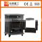 Multi fuel cast iron wood burning fireplace/wood stove to improve home temperature