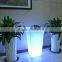 outdoor led luminous planter/ Decorative Plastic Flower Pot