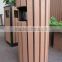 2016 FACTORY PRICE !! Stainless Steel Wood park Outdoor Dustbin