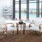 Modern Style 304 Gold Color Stainless Steel Living Room Sofa Set with End Table
