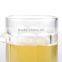 Clear machine made glass beer mug 1.5 liter