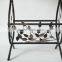2014 New living room Metal frame magazine storage table sofa side table