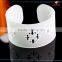 Factory custom latest fashion design daily wear vogue jewellery acrylic bangle bracelet