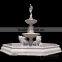 outdoor decoration marble stone garden lion water fountain