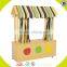 Wholesale customized wooden grocery store for kids, delicate and simple style wooden grocery store toy for children W08C210
