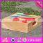 2017 new design 18 pieces educational wooden kids building blocks with box W13A115