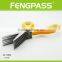 S2-1380A 7-1/4" 2CR13 Stainless Steel 7 Blades Herb Scissors PP + TPR Plastic Handle