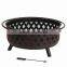 2016 High quality Round Cast Iron Copper Finish outdoor cast iron fire pit