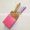 new design color bamboo dinner set with 6pcs/colorful flatware set