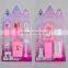 2016 new fashion kids furniture toy plastic castle play set