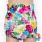 2017 New Patterns Baby High Waist Bloomers Little Girls Summer Floral Cotton Bloomers With Bow For 5 Years Baby Girl