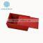 creative red wooden perfume packaging box for perfume bottles