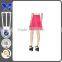Red fabric pressed lady fashion hippie skirt