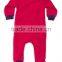 Polar Fleece Side Zipper Romper with Footies